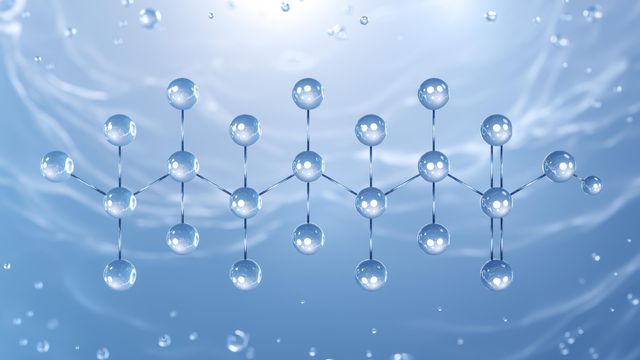 molecule stock image